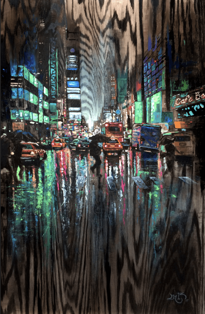 Matt Beyrer Artist Park West | Rush Hour 24x36