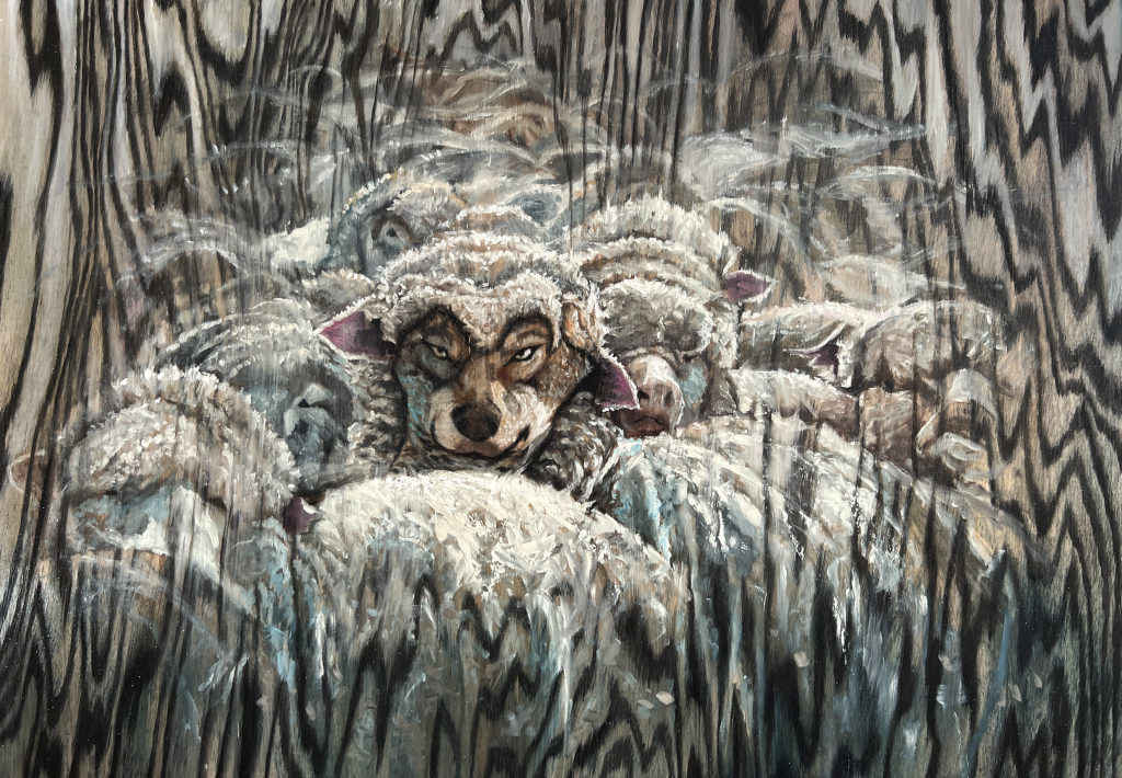 Matt Beyrer Artist Park West | Beyond Evil 26x38