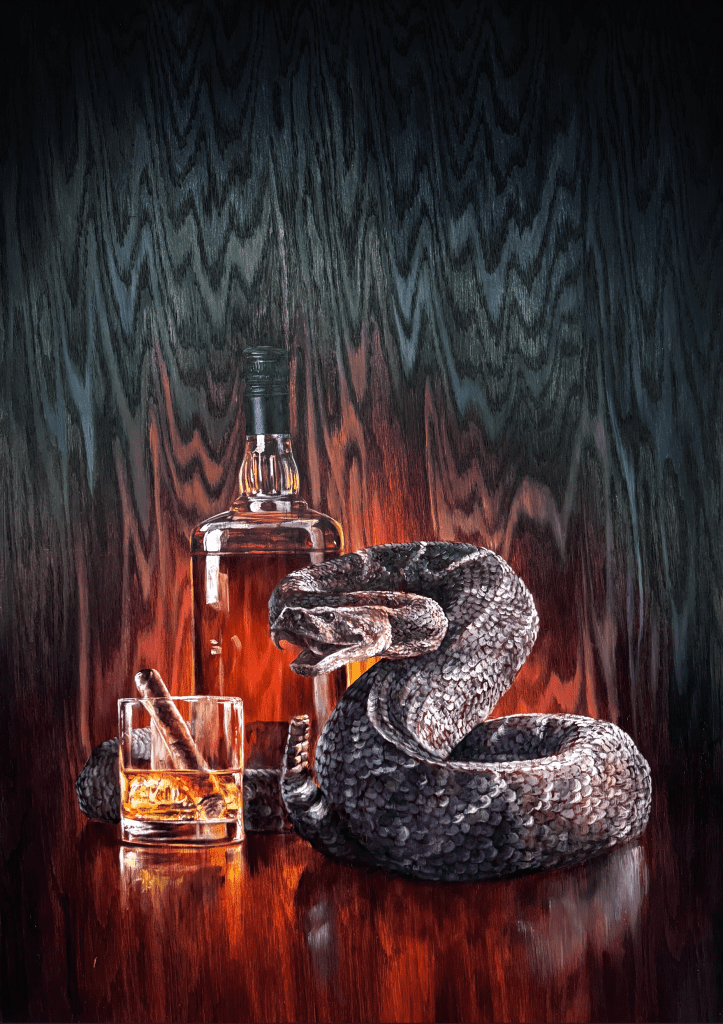 Matt Beyrer Artist Park West | Comes with a Bite 24x36