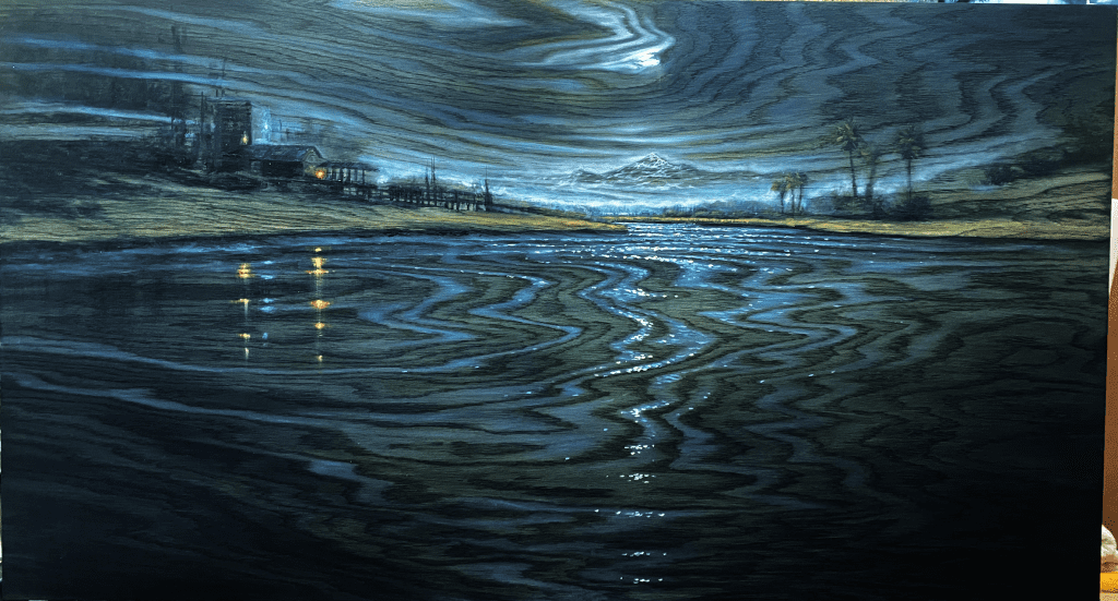 Matt Beyrer Artist Park West | Flow of the Night 24x44
