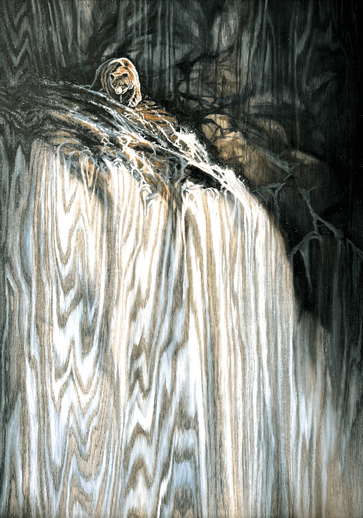 Matt Beyrer Artist Park West | Grin and Bear It 24x36