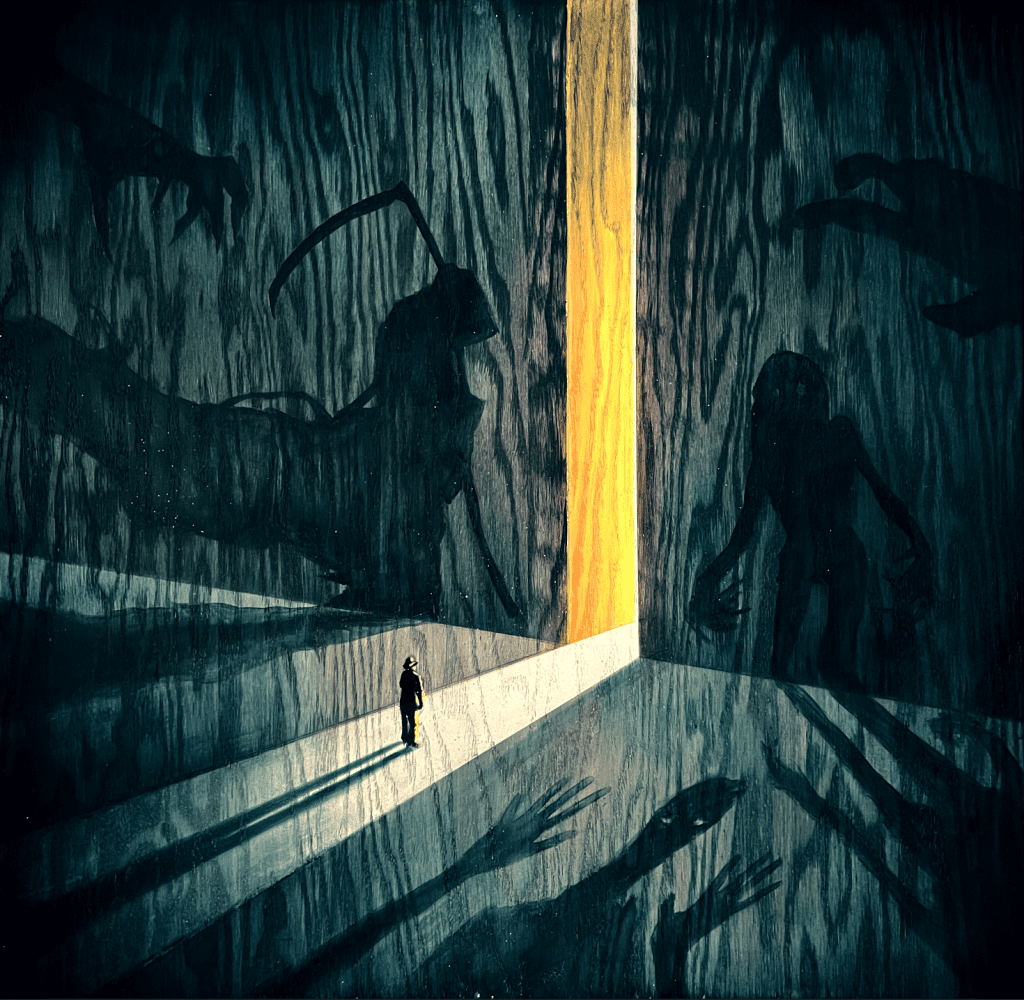 Matt Beyrer Artist Park West | In through the Out Door 24x24