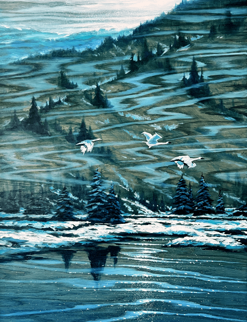 Matt Beyrer Artist Park West | Nature Calls 18x24