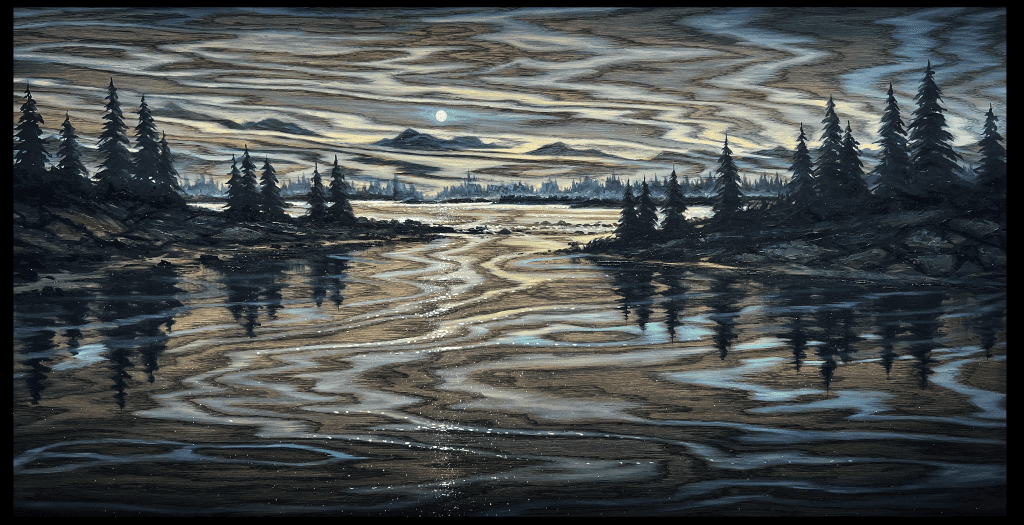 Matt Beyrer Artist Park West | Riverside Blues 24x48