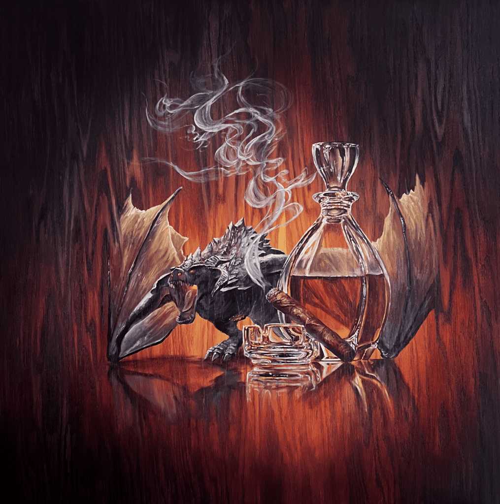 Matt Beyrer Artist Park West | Spirits of the Night 30x30