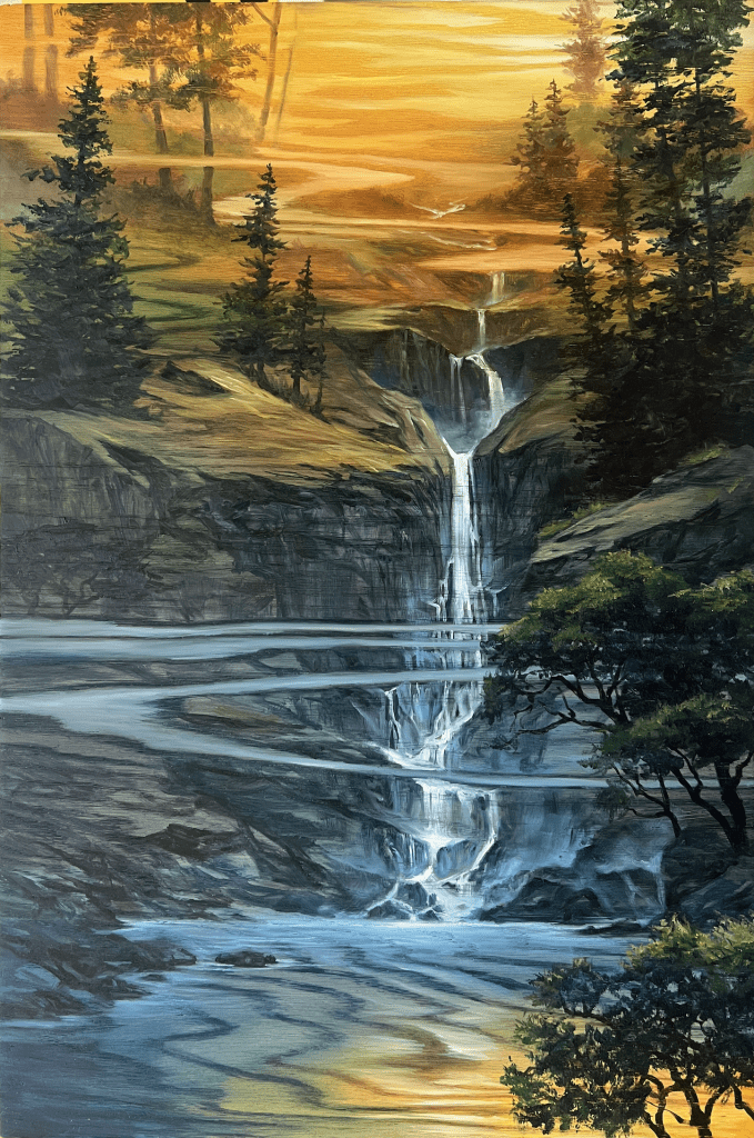 Matt Beyrer Artist Park West | Treasure Falls 20x30