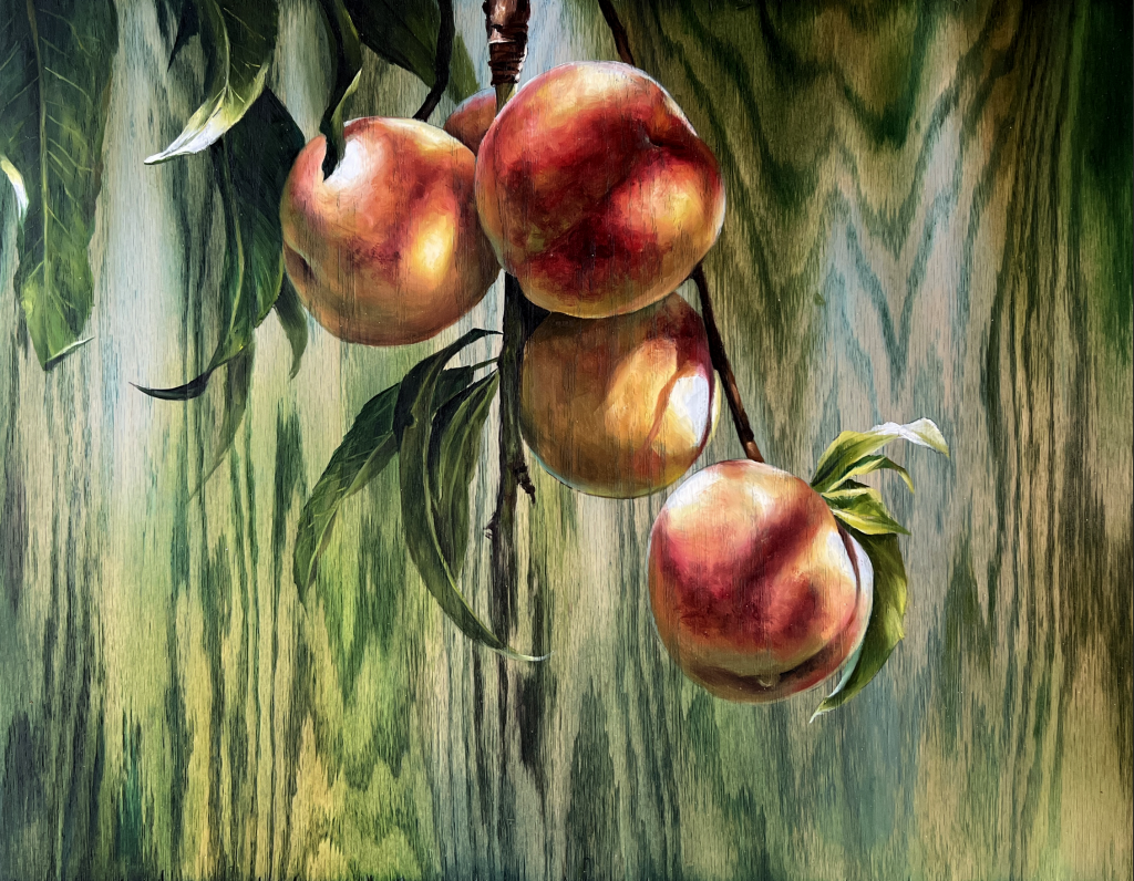 Matt Beyrer Artist Park West | Eat a Peach 18x24